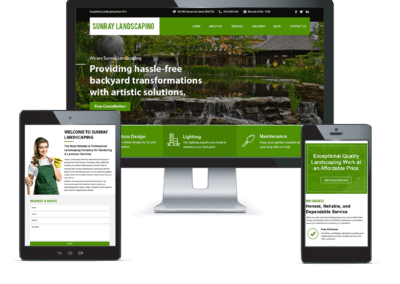 Landscaping Website Portfolio